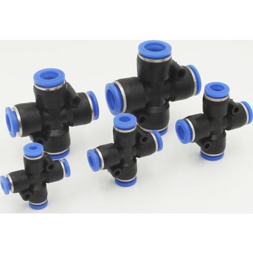 PZA Quick coupling of pneumatic pipe fittings4-12mm Pipe Hose Connector Quick Release Air Push In Pneumatic Fittings