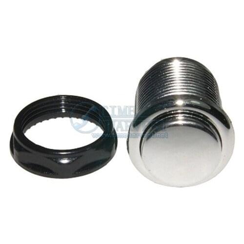 30pcs Chrome push button (Plug in) 24mm accessories for Arcade Game Machine Coin operator cabinet Arcade parts amusemnet machine