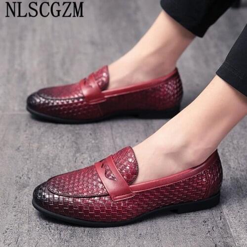 NLSCGZM Penny Loafers For Men