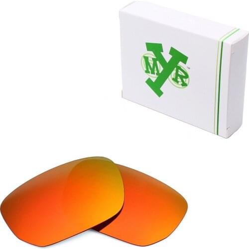 Mryok POLARIZED Replacement Lenses for Oakley Style Switch Sunglasses Fire Red