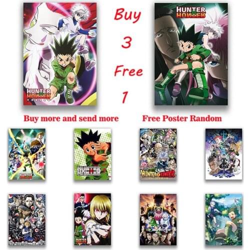 Hunter x Hunter White Coated Paper Prints Clear Image Home Decoration Livingroom Bedroom Bar Home Art Brand
