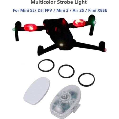 Anti-Collision Lighting RGB LED Light with 3 Colors Universal for DJI Mavic Mini/Mavic 2/fimi x8 mini/Mavic Pro/air 2s Drones