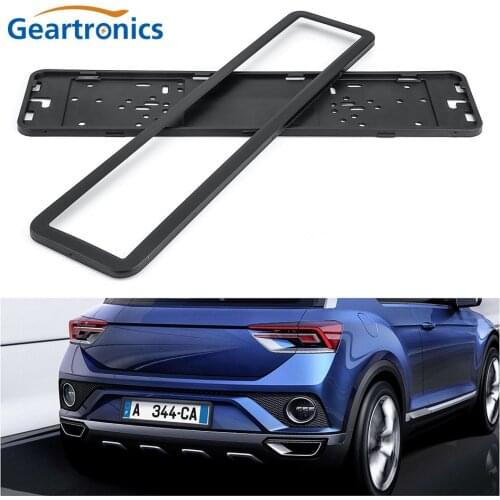 European UK EU German Russian License Plate Holder Frame stainless steel Black Number License Plate Bracket Frame Holder