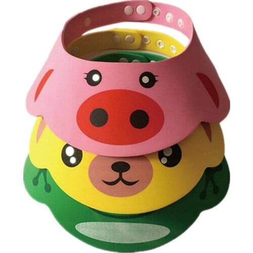 Adjustable Baby Shower Hat Toddler Kids Shampoo Cap Bathing Shower Cap Wash Hair Shield Direct Visor Caps for Baby Care