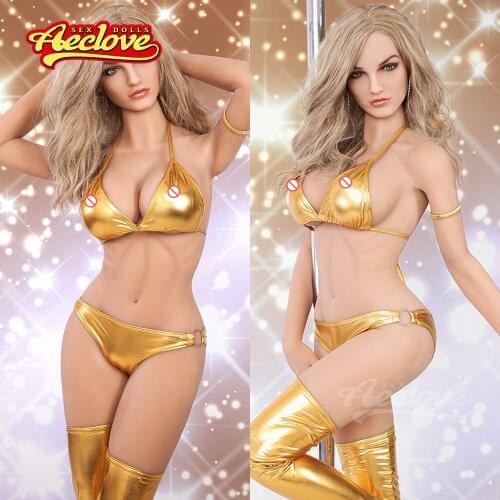Aeclove 168cm Sex Doll The Dreamy Golden blonde Beauty Soft Boobs Ass Anal Oral Vaginal 3 Holes Love Toy for Sex