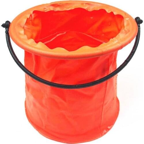 Bucket Foldable Multi-Purpose Lightweight Hiking Backpacking Fishing Bucket for Beach