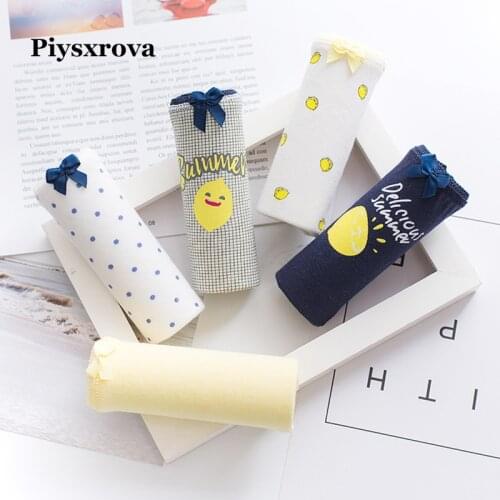 Panties for Women Cotton Startfishi Print Letters Underwear Girl Casual Briefs Sexy Lingerie Female Underpants Ladies Panty