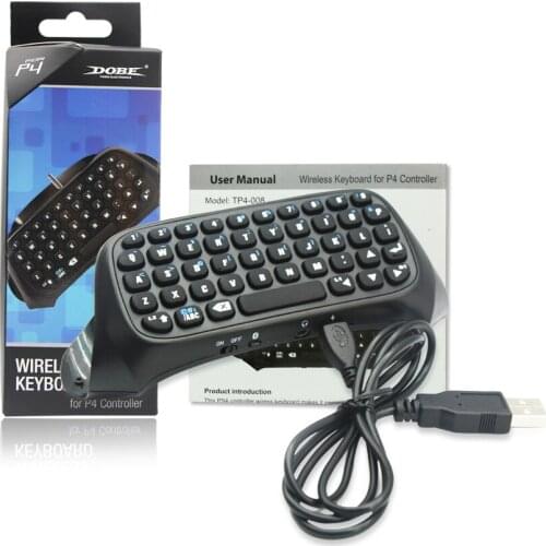 High Quality Wireless Keyboard For PS4 Controller Bluetooth keyboard Joystick Play Game Writer Help