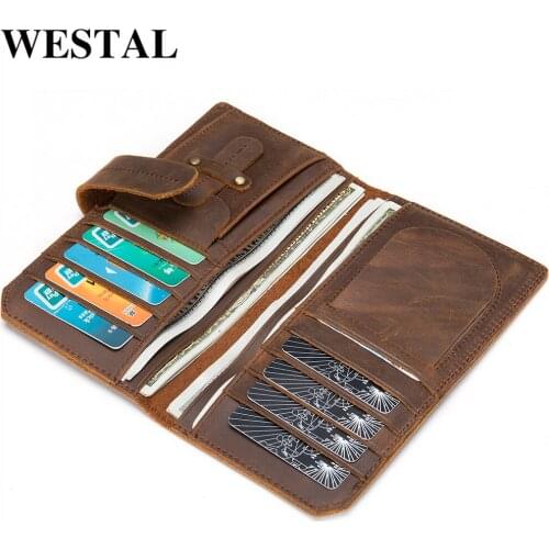 WESTAL Mens Money Clip Wallets
