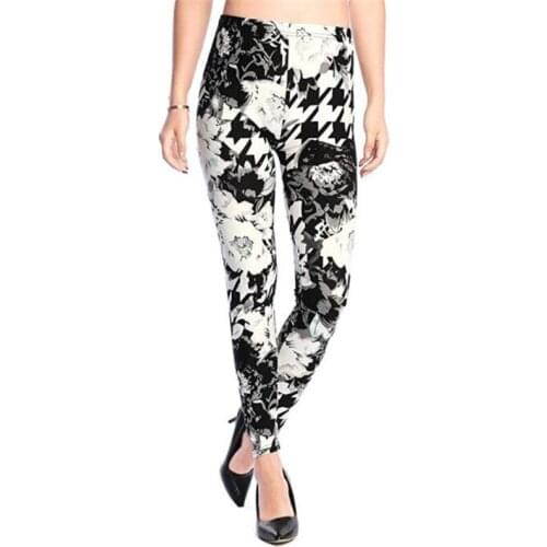 YSDNCHI Push Up Leggins Women Print Floral Sexy Leggings Workout Clothes Fitness Female Elastic Pants