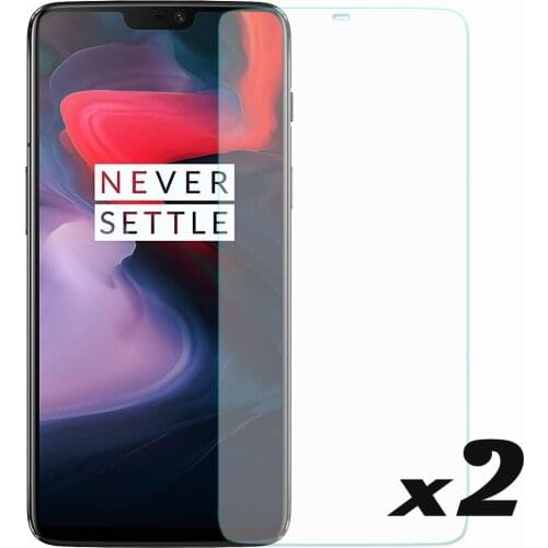Tempered Glass Screen Protector 2pcs Ultra Thin Explosion-proof Anti Scratch Protective Front Guard Films For Oneplus 6