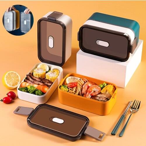 1000/1600ML Lunch Box kitchen Microwave Portable Food Container Safe Leakproof Fresh Breakfast for Kids Bento Box