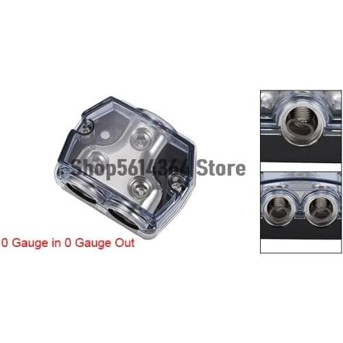 2 Way Power Distribution Block 0 Gauge In 0 Gauge Out