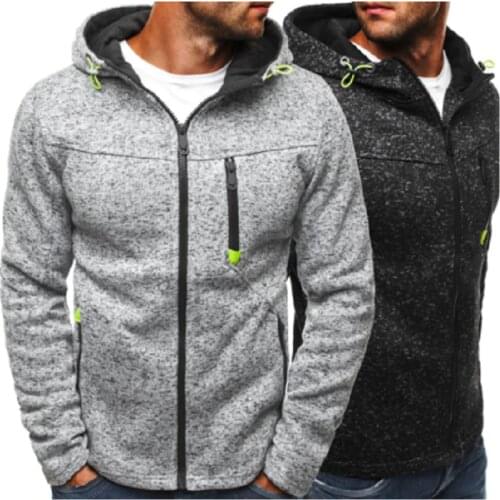 2021 Brand Jacquard Hoodie Fleece Cardigan Hooded Coat Mens Hoodies Sweatshirts Pullover For Male Hoody Sweatshirt