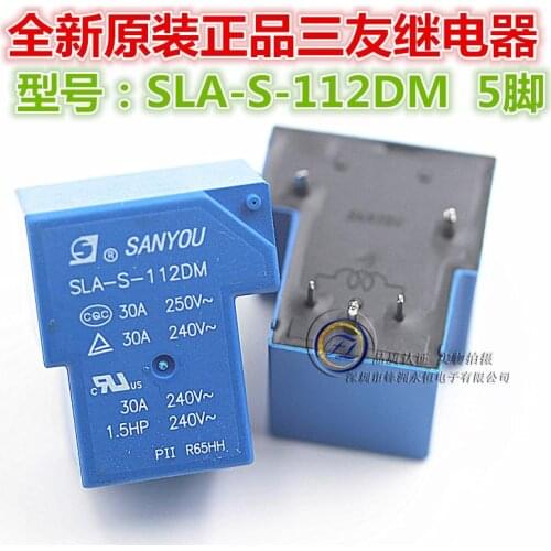 5 Free shipping original relay SLA-S-112DM T90 5 feet a normally open 30A250VAC relay
