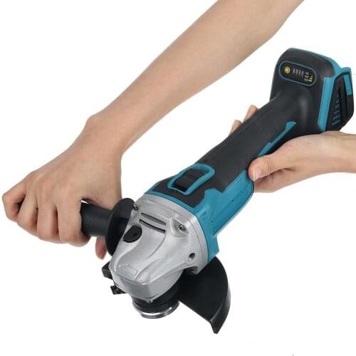 800W 125mm Brushless Cordless Impact Angle Grinder Electric DIY Power Tool Cutting Machine Polisher for 21V Makita Battery