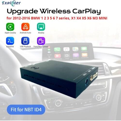 Exploter Wireless Carplay Adapter for BMW 2012-2016 NBT ID4 system 1 2 3 4 5 6 7 series X1 X3 X4 X5 X6 M2 M3 M4 M5 M6 I8 MINI