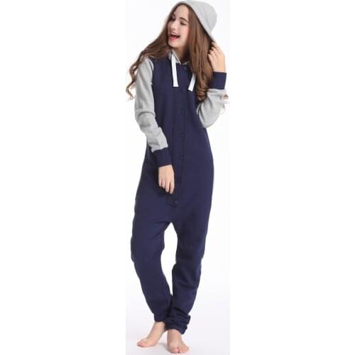 Baseball fleece romper nordic way one jumpsuit adult onesies unisex playsuit
