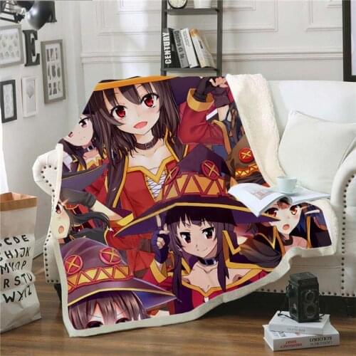 Gods blessing on this wonderful world 3D Print Throw Plush Sherpa Blanket Thin Quilt Sofa Chair Bedding Supply Adults Kids