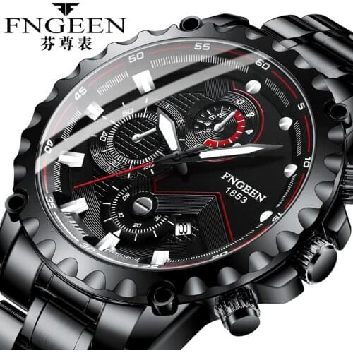 Stainless steel Fashion Quartz Sport Watch Men Business Clock Mens Watches Top Brand Luxury Waterproof Watch Relogio Masculino