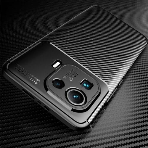 For Xiaomi Mi 11 Pro Case Bumper Silicon Slim Carbon Fiber Case For Xiaomi Mi 11 Pro 5G Cover For Xiaomi Mi 11 Mi11Pro 6.81 inch