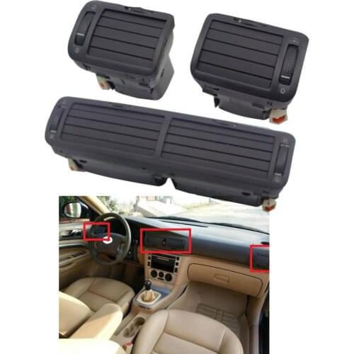 For VW Passat B5 1997-2005 Front Dashboard Central Air Vent Outlet A/C Heater Air Condition flow Grille Vent