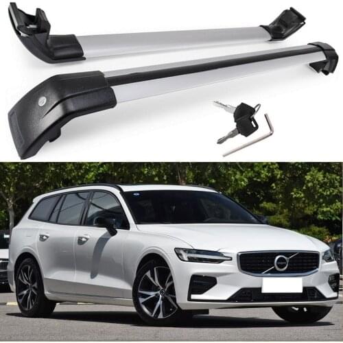 Good Quality for Volvo V60 2013-2020 2021 roof rack roof rail cross bar top cargo carrier luggage rack