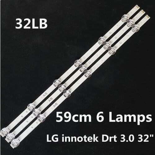 20set LED backlight Strip for LG 32"TV innotek drt 3.0 32 drt3.0 A/B UOT 32MB27VQ 32LB5610 32LB552B 32LF5610 lg32lf560