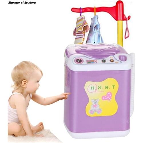 Dolls Baby Toys Gift Accessories Display Doll Washing Machine Furniture Water Dispenser For Doll House