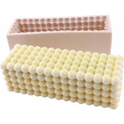 New Big Square Cube Candle Mould Soy Wax Candle Mold Handmade Cake Bakeware Baking Tools 3D Bread Pastry Mold Soap Candles Mold