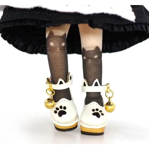 OB11 doll shoe size and Blythes doll BJD 1/8 fashion Cute cat claw PAWS thick soles cat doll shoes available in multiple colors