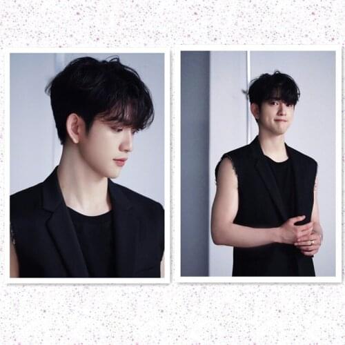 KPOP Got7 Member Junior Jr. GQ Magazine Photo Poster JinYoung Room Decoration Painting Wall Sticker For Fans Collection M26