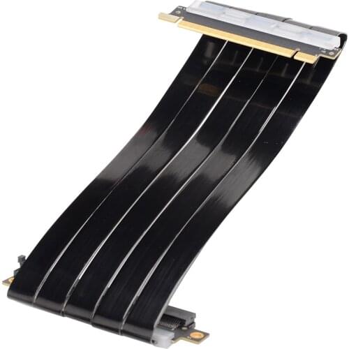 GEN4 Graphics Card Extension Cable PCI-E X16 4.0 Full Speed Stable Compatible with ITX A4 Chassis Folio Double Reverse Direction