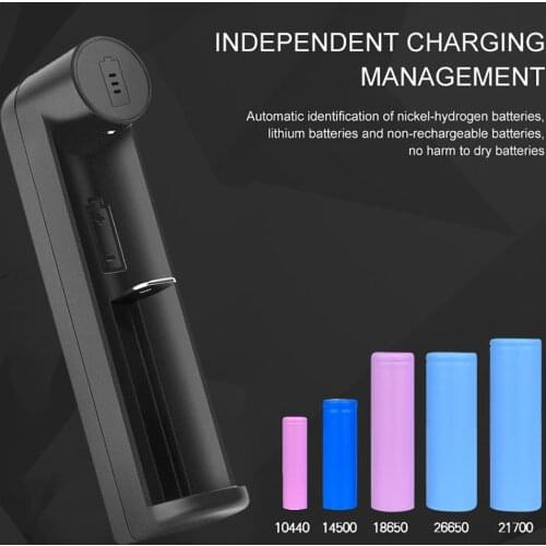 Versatile Smart Magic Charger 18650 Lithium Battery Charger 26650 21700 18340C1 Smart NiMH Battery Charger Smart Battery Charger