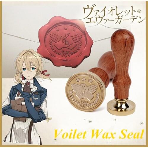 2018 Violet Evergarden Cosplay Props Anime Retro Wax Seal