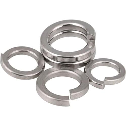 30pcs M6 M8 M10 Spring washer Heavy duty elastic gasket Thickened gaskets GB93 304 stainless steel