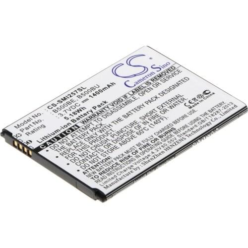 CS 1400mAh/5.18Wh battery for Samsung Galaxy S4 Mini,Galaxy S4 Mini Duos,Galaxy S4 Mini LTE,GT-I9190,GT-I9192,B500BU