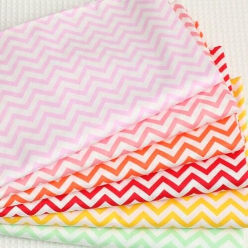 Wave Series Cotton Twill Fabric Printed Cotton Cloth For Kindergarten Quilt Cover Pillow Cushion Material