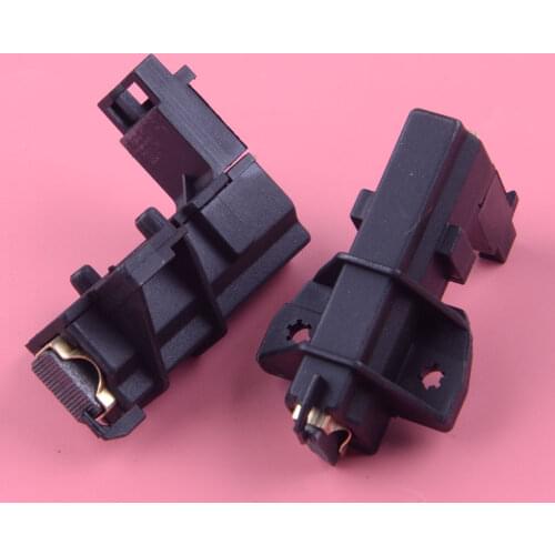 LEATOSK 2pcs Carbon Brush Black Assembly 587848 fit for Whirlpool Hoover Candy Indesit Ceset Washing Machine Motor