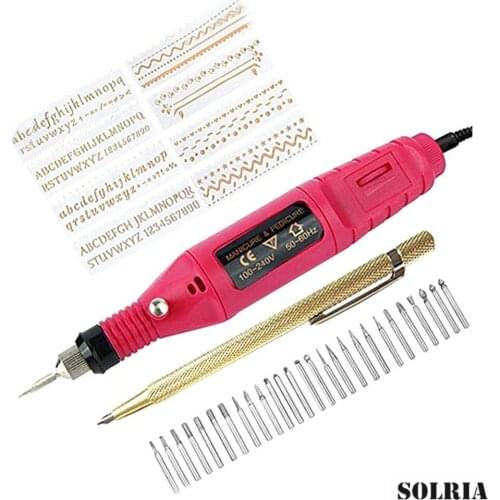 DIY Mini Carving Pen Mini Electric Carving Tool Kit for Metal Wood Glass Ceramic Wood Carving Carving Tool Pen Carving Knife New