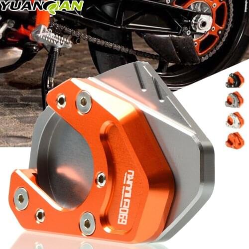 Motorcycle CNC Aluminum Foot Side Stand Enlarger extension kickstand plate pad For 690 Enduro/Enduro R/690 690 SMC