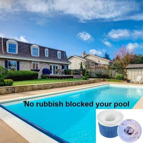 Pool Skimmer Socks Durable Elastic Nylon Mesh Design Pool Filter Household Perfect Savers For Filters Baskets Skimmers Swimming