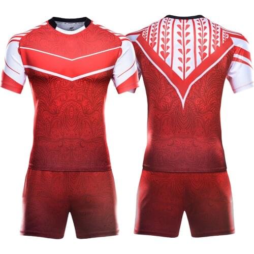 New Sublimation Rugby Uniforms Rugby Shorts Wholesale Rugby Jersey kids Or Adult With Your Own Logo Rugby Shirts