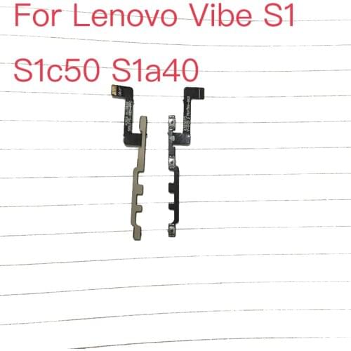 NEW For Lenovo Vibe S1 S1c50 S1a40 Power on off Side Button Volume Button Flex Cable Replacement