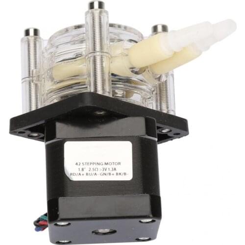 High Flow Corrosion Resistant Vacuum Peristaltic Self-priming Pump with Stepper Motor 6~30V