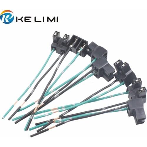 KELIMI H7 halogen bulb connector socket H7 halogen light power plug adapter H7 halogen lamps holders