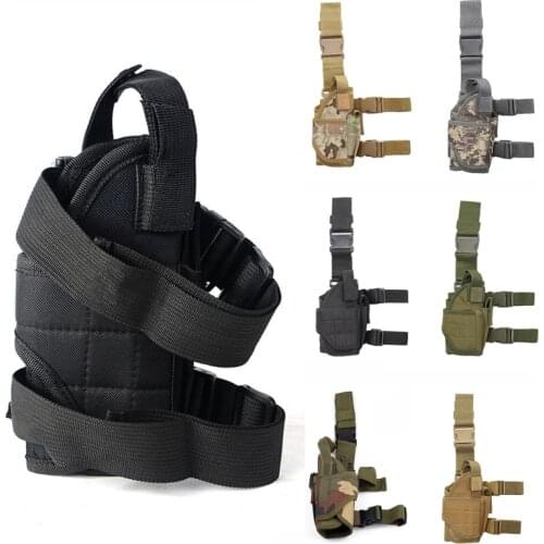 Adjustable Tactical Tornado Leg Holster Military Airsoft Pistol Gun Drop Leg Holster Pouch Magic Strap Holster For All Size Gun