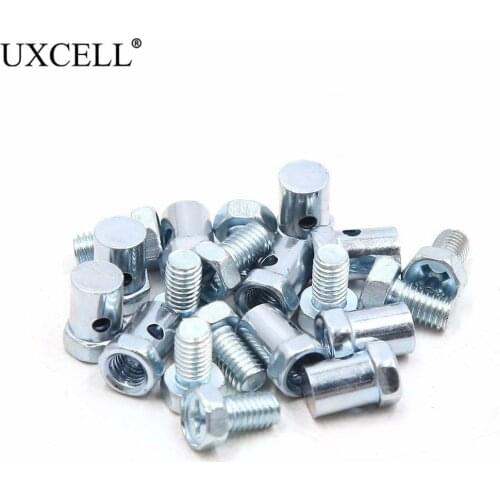 Uxcell 10pcs 20pcs 30pcs 5mm Thread Motorcycle Scooter Brake Cable Wire Solderless Nipple Screws