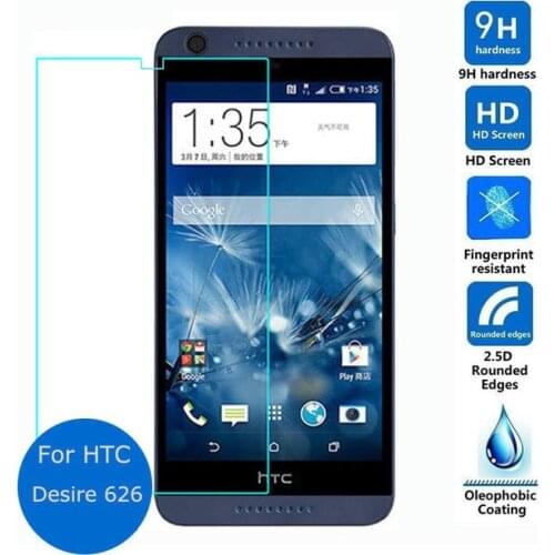 For HTC 626 Dual Sim Tempered Glass Film Case 2.5D 9H Safety Protective Screen Protector for HTC Desire 626 626s D626W 626G