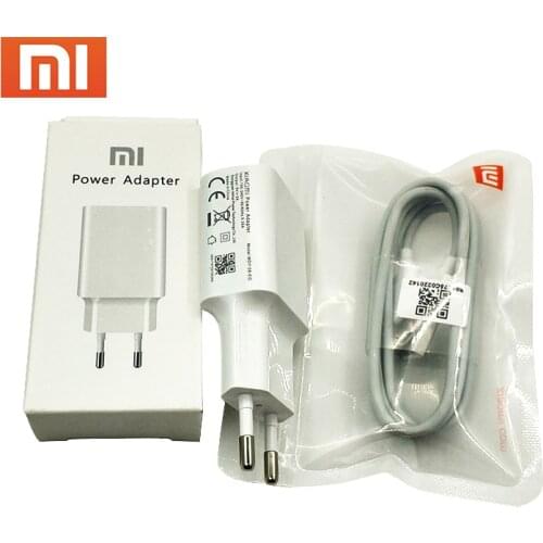 XIAOMI USB Charger EU Plug 5V 2A micro usb type c cable for xiaomi mi 9 8 SE lite A1 A2 6 6X 5 Redmi 4 4x 5 Plus note 4 5 4X 5A